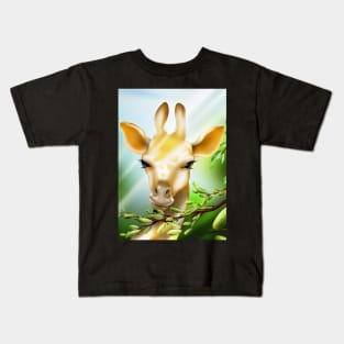 white giraffe sophie Kids T-Shirt